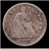 Image 2 : 1857-p Seated Liberty Half Dime 1/2 10c Grades f, fine