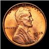 Image 2 : 1935-p Lincoln Cent 1c Grades GEM Unc RD