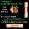 Image 1 : Shotgun Lincoln 1c roll, 1980-p 50 pcs Brandt Wrapper.