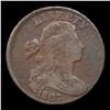 Image 2 : ***Auction Highlight*** 1807 Large Fraction Draped Bust Large Cent 1c Graded vf25 By SEGS (fc)