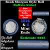 Image 1 : Buffalo Nickel Shotgun Roll in Old Bank Style 'Bell Telephone'  Wrapper 1914 & D Mint Ends