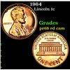 Image 1 : Proof 1964 Lincoln Cent 1c Grades Gem++ Proof Red Cameo
