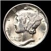 Image 2 : 1944-d Mercury Dime 10c Grades GEM+ FSB