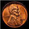 Image 2 : 1945-p Lincoln Cent 1c Grades GEM++ Unc RD