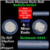 Image 1 : Buffalo Nickel Shotgun Roll in Old Bank Style 'Bell Telephone'  Wrapper 1925 & D Mint Ends