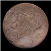 Image 2 : 1852 Three Cent Silver 3cs Grades vg+