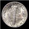 Image 3 : 1944-d Mercury Dime 10c Grades GEM FSB