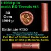 Image 1 : Shotgun Lincoln 1c roll, 1964-p 50 pcs Steel Strong Wrapper.