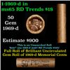 Image 1 : Shotgun Lincoln 1c roll, 1969-d 50 pcs Brinks Wrapper.