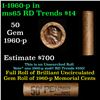 Image 1 : Shotgun Lincoln 1c roll, 1960-p 50 pcs Brandt Wrapper.