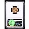 Image 2 : NGC 1958-d Lincoln Cent Reverse Lamination Mint Error 1c Graded ms64 rd By NGC