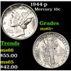 Image 1 : 1944-p Mercury Dime 10c Grades GEM+ Unc