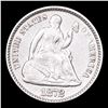 Image 2 : 1872-p Seated Liberty Half Dime 1/2 10c Grades Select Unc