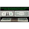 Image 1 : Consecutive Serial Numbered Pack of 50 1969A $1 Green Seal Federal Reserve Notes Grades cu