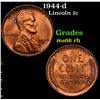 Image 1 : 1944-d Lincoln Cent 1c Grades GEM+ Unc RB