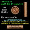 Image 1 : Shotgun Lincoln 1c roll, 1959-p 50 pcs Brinks Wrapper