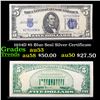 1934D $5 Blue Seal Silver Certificate Grades Select AU