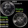 1964 Canada Dollar $1 Grades GEM++ PL