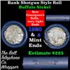 Image 1 : Buffalo Nickel Shotgun Roll in Old Bank Style 'Bell Telephone'  Wrapper 1920 & s Mint Ends