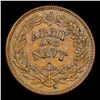 Image 3 : (1863) Army & Navy Civil War Token 1c Grades Choice Unc BN