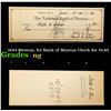 Image 1 : 1944 Mantua, NJ Bank of Mantua Check for $2.85