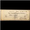 Image 2 : 1944 Mantua, NJ Bank of Mantua Check for $2.85