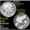 1926-s Buffalo Nickel 5c Grades vf details