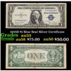1935D $1 Blue Seal Silver Certificate Grades Select AU