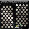 ***Auction Highlight*** Complete! Franklin Half Dollar 50 Capital Plastic Holder, 1948-1963 Includin