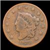 Image 2 : 1832 Large Letters Coronet Head Large Cent 1c Grades vf+