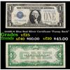 1928B $1 Blue Seal Silver Certificate "Funny Back" Grades vf+