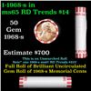 Image 1 : Shotgun Lincoln 1c roll, 1968-s 50 pcs Wrapper