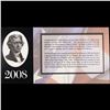 Image 3 : 2003A $2 Federal Reserve Note, Uncirculated 2008 BEP Folio Issue (Dallas, TX) Grades Gem CU