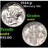 Image 1 : 1944-p Mercury Dime 10c Grades Choice Unc