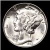 Image 2 : 1944-p Mercury Dime 10c Grades Choice Unc