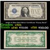 1928A $1 Blue Seal Silver Certificate "Funny Back" Grades vf+