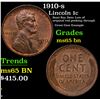 1910-s Lincoln Cent 1c Grades GEM Unc BN