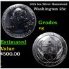 2015 5oz Silver Homestead Large Size Washington Quarter 25c Grades NG