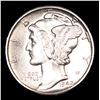 Image 2 : 1942-d Mercury Dime 10c Grades GEM++ FSB