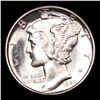 Image 2 : 1941-d Mercury Dime 10c Grades GEM++ FSB