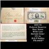 Image 1 : 1995 $5 Federal Reserve Star Notes With Low Serials Gem+ CU in B.E.P Folder. FR-1985F*
