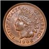 Image 2 : 1906 Indian Cent 1c Grades Choice Unc RB