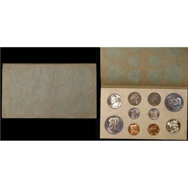 Complete All Original 1955-p Mint Set On Original Cardboard