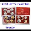 Image 1 : 2010 United States Silver Proof Set - 14 pc set, about 1 1/2 ounces of pure silver