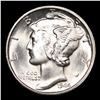 Image 2 : 1944-d Mercury Dime 10c Grades GEM+ FSB