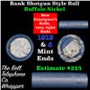 Image 1 : Buffalo Nickel Shotgun Roll in Old Bank Style 'Bell Telephone'  Wrapper 1919 & D Mint Ends