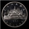 Image 3 : 1965 Small Beads, Pointed 5 Canada Dollar $1 Grades Gem++ Unc