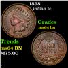Image 1 : 1898 Indian Cent 1c Grades Choice Unc BN