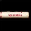 Image 3 : Shotgun Lincoln 1c roll,Merchants Bank Wrapper 1980-p 50 pcs