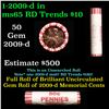 Image 1 : Shotgun Lincoln 1c roll, 2009-d 50 pcs N.F. String & Son Wrapper